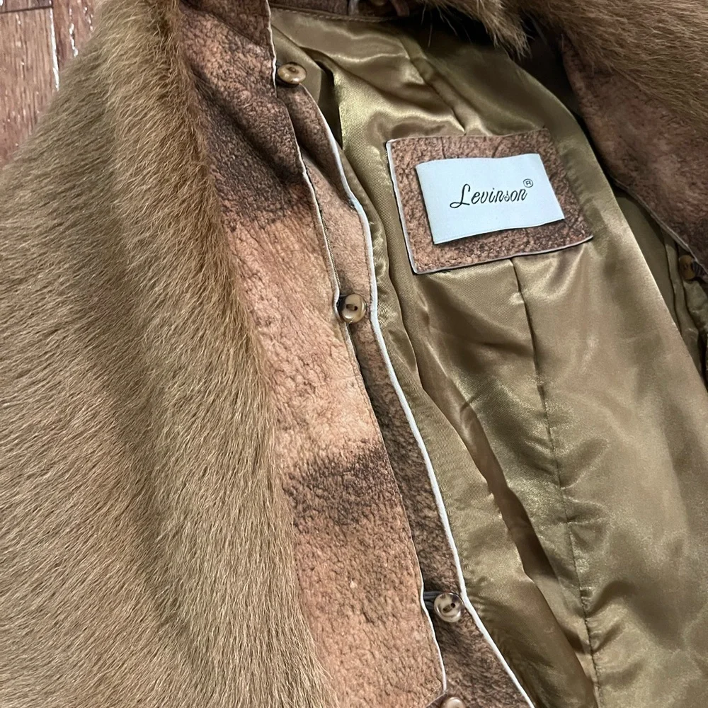 Penny Lane Rodeo-Ready Vintage Levinson
Leather Coat - NFR Statement Piece - Picture 12 of 15
